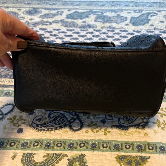 Juicy Couture Black Embossed Heart Satchel - Picture 4 of 4